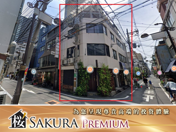 Osaka higashi shinsaibashi entire shop and b&b unit