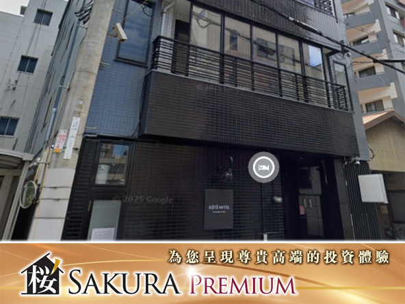 One stop in Namba. A 7,700 sq ft vacant hotel in Sakuragawa